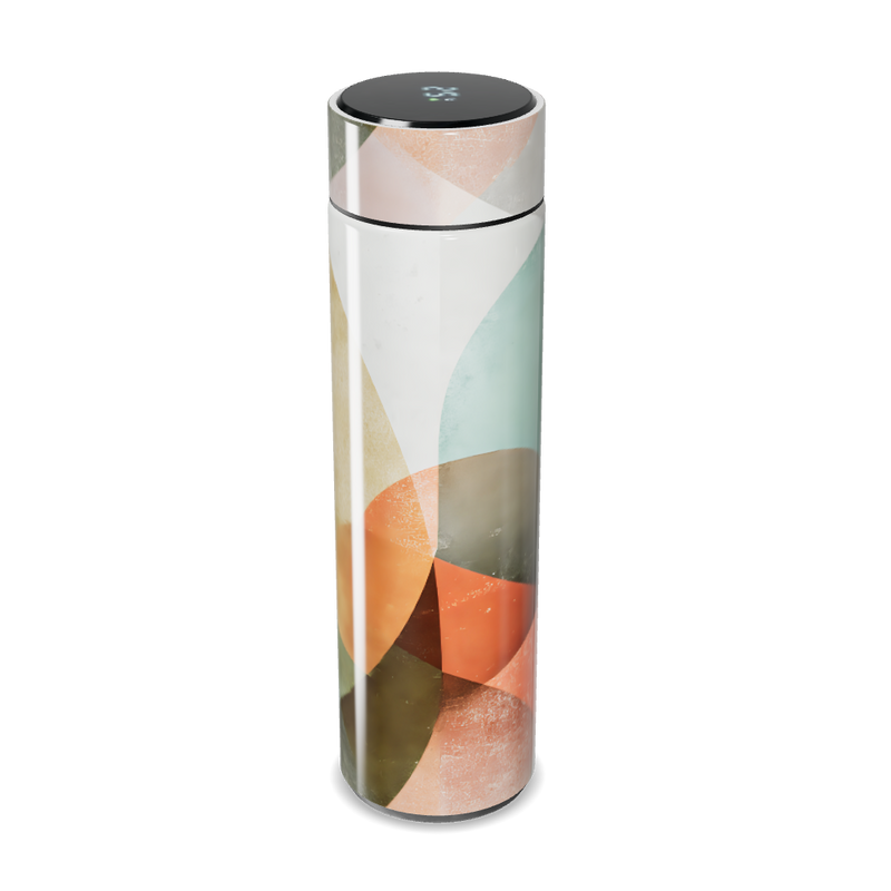 Garrafa Térmica Touch - Design Colorido Abstrato