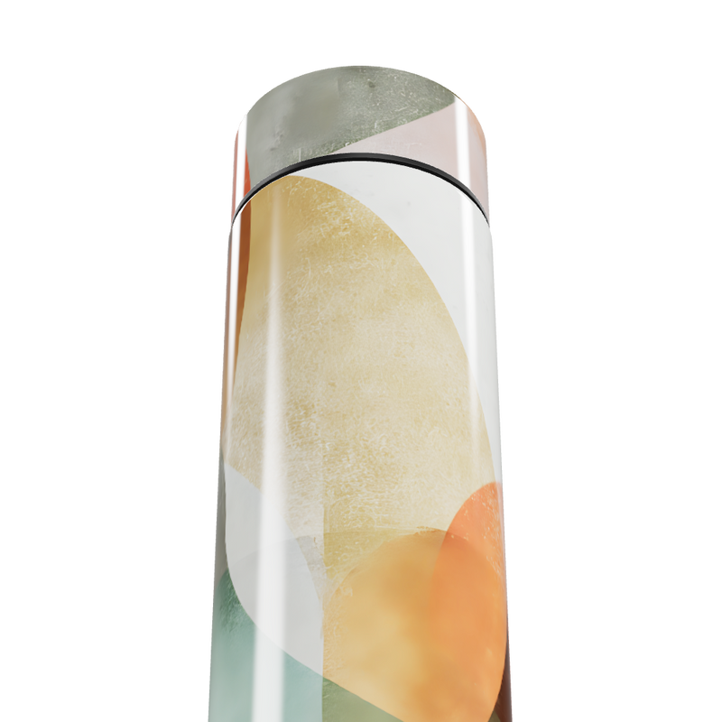 Garrafa Térmica Touch - Design Colorido Abstrato