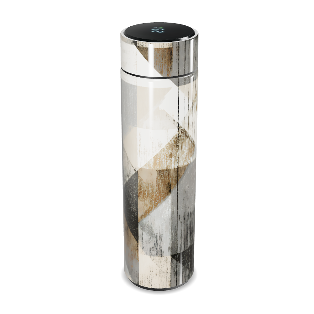 Garrafa Térmica Touch - Geométrica em Aço Inox