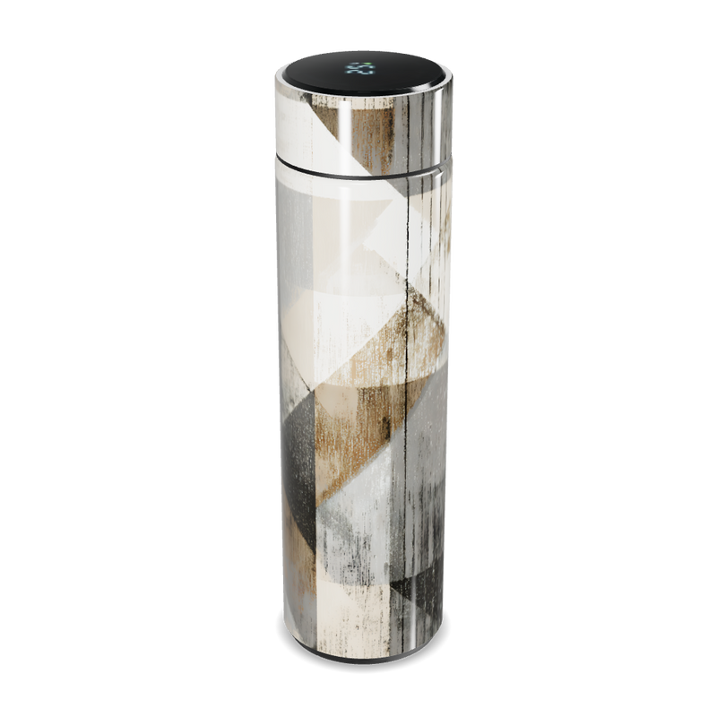 Garrafa Térmica Touch - Geométrica em Aço Inox