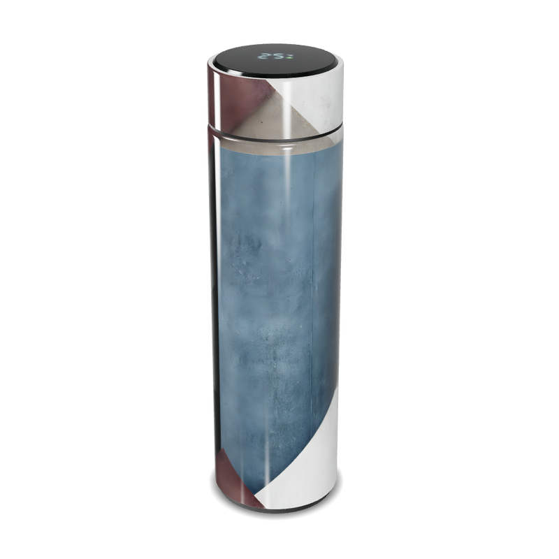 Garrafa Térmica Touch - Azul Metal com Display