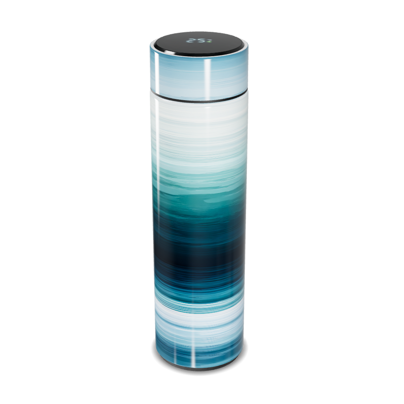 Garrafa Térmica Touch - Estampa Degradê Azul