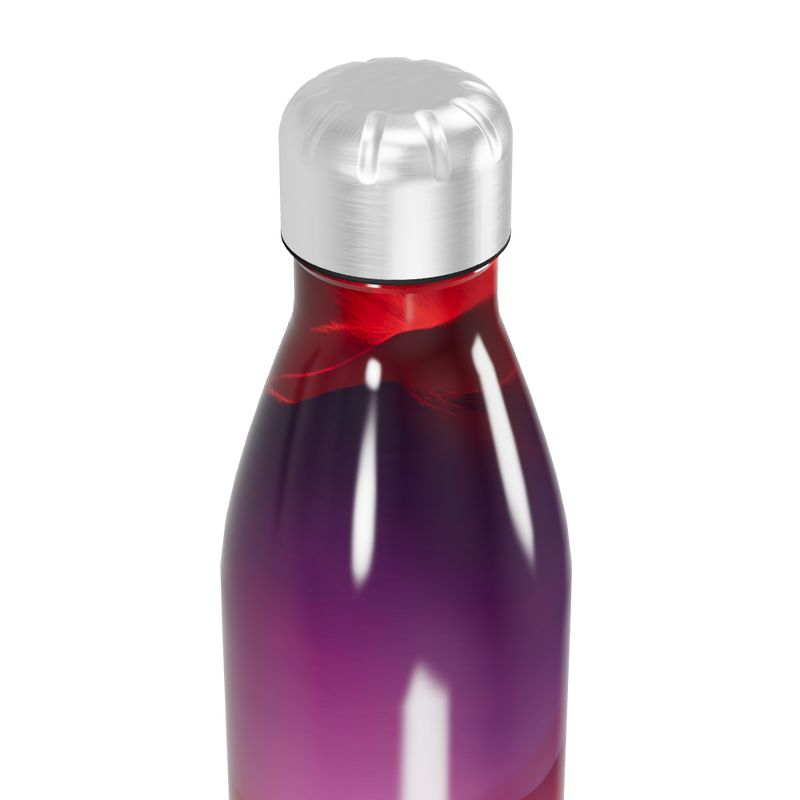 Garrafa Inox - Degradê Laranja e Roxo