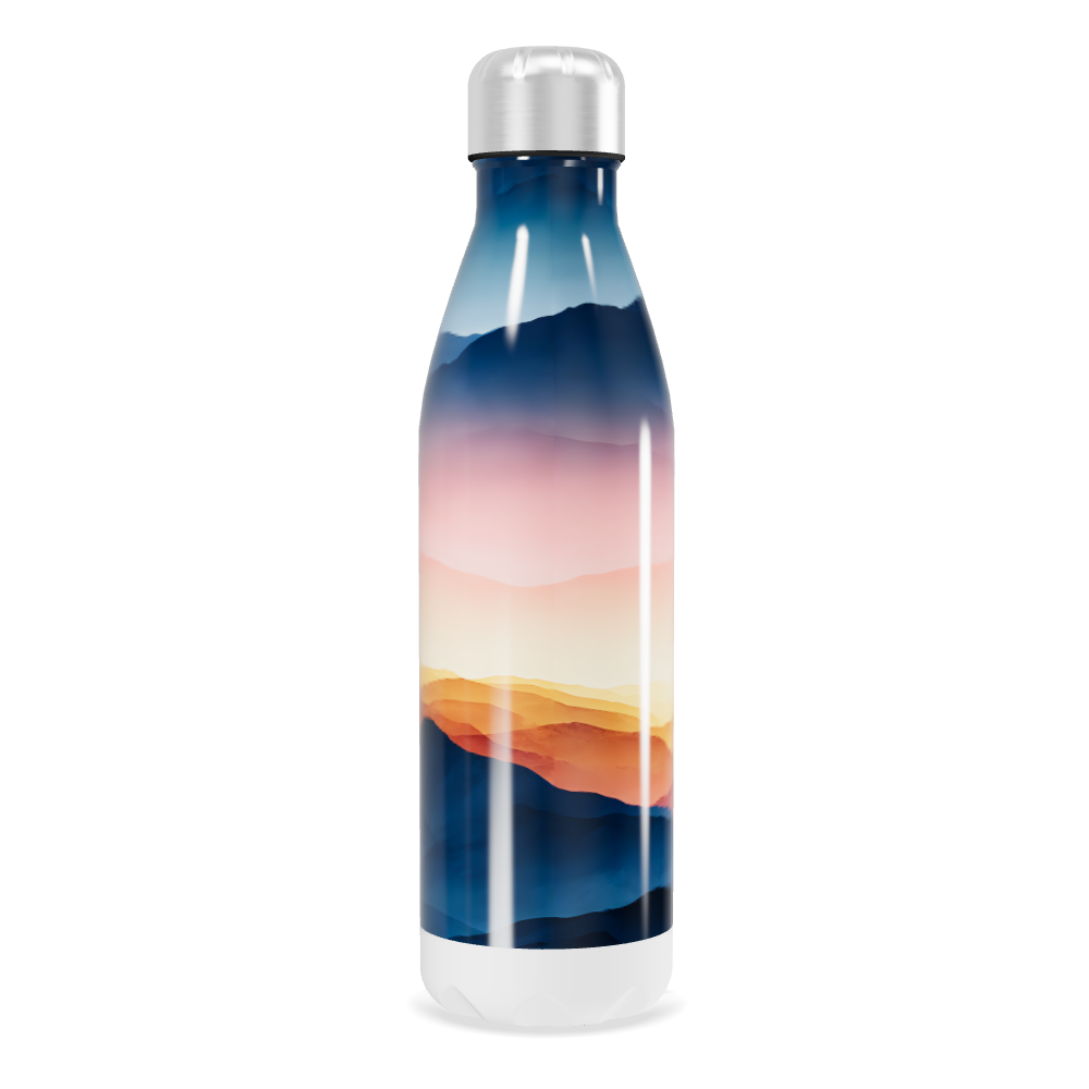 Garrafa Inox - Azul Degradê 500ml