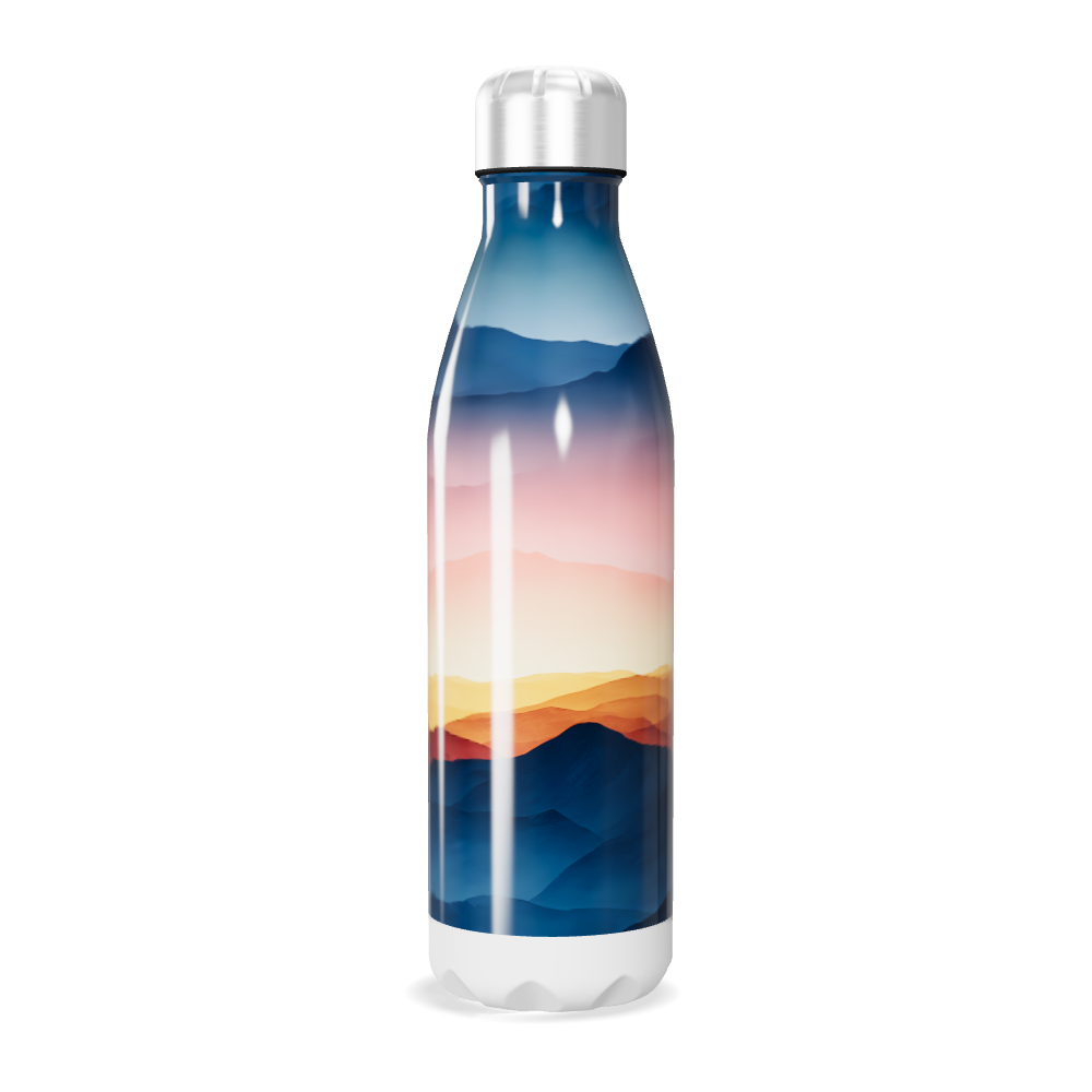 Garrafa Inox - Azul Degradê 500ml