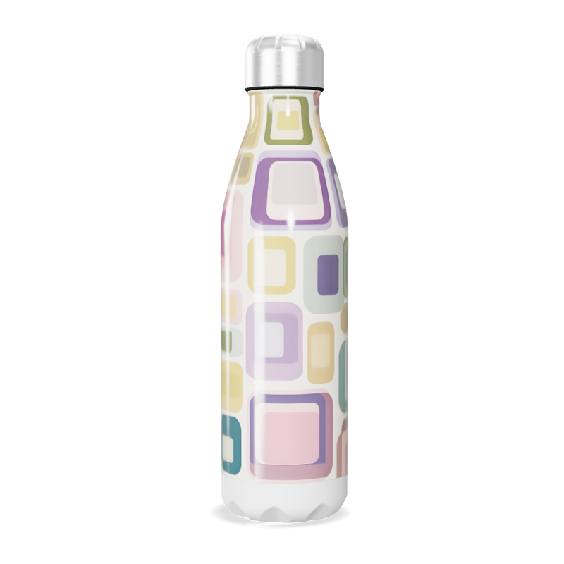 Garrafa Inox Estampada Colorida 750ml