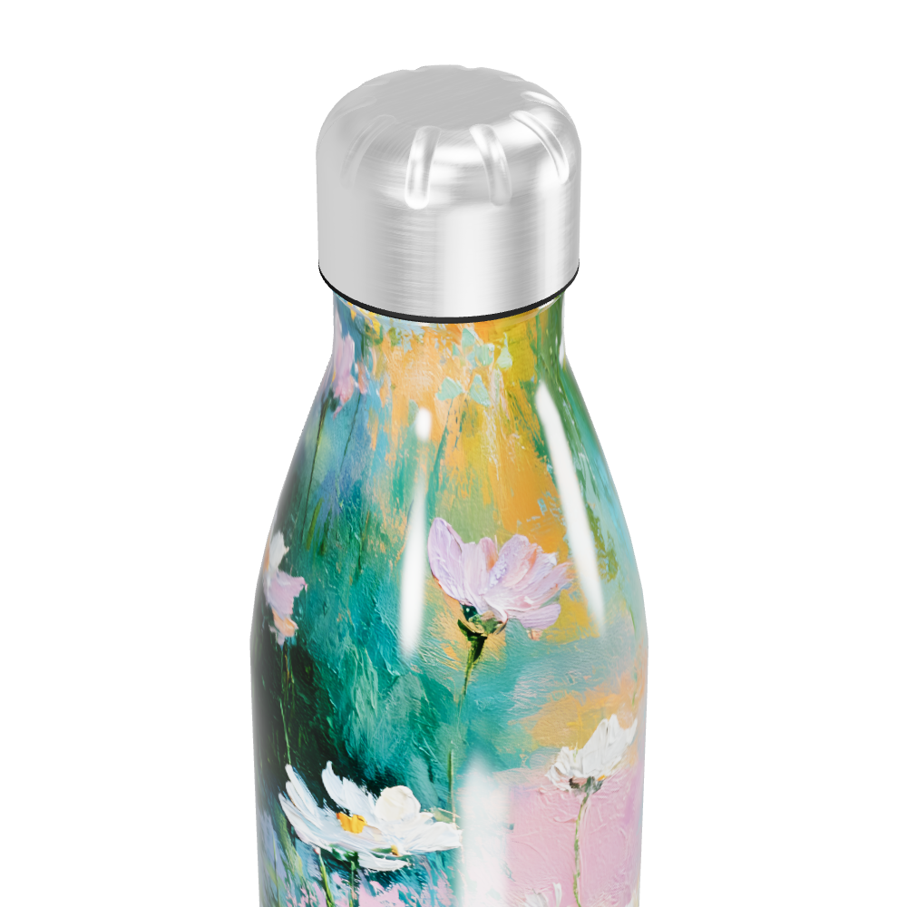 Garrafa Inox - Floral Colorida 500ml