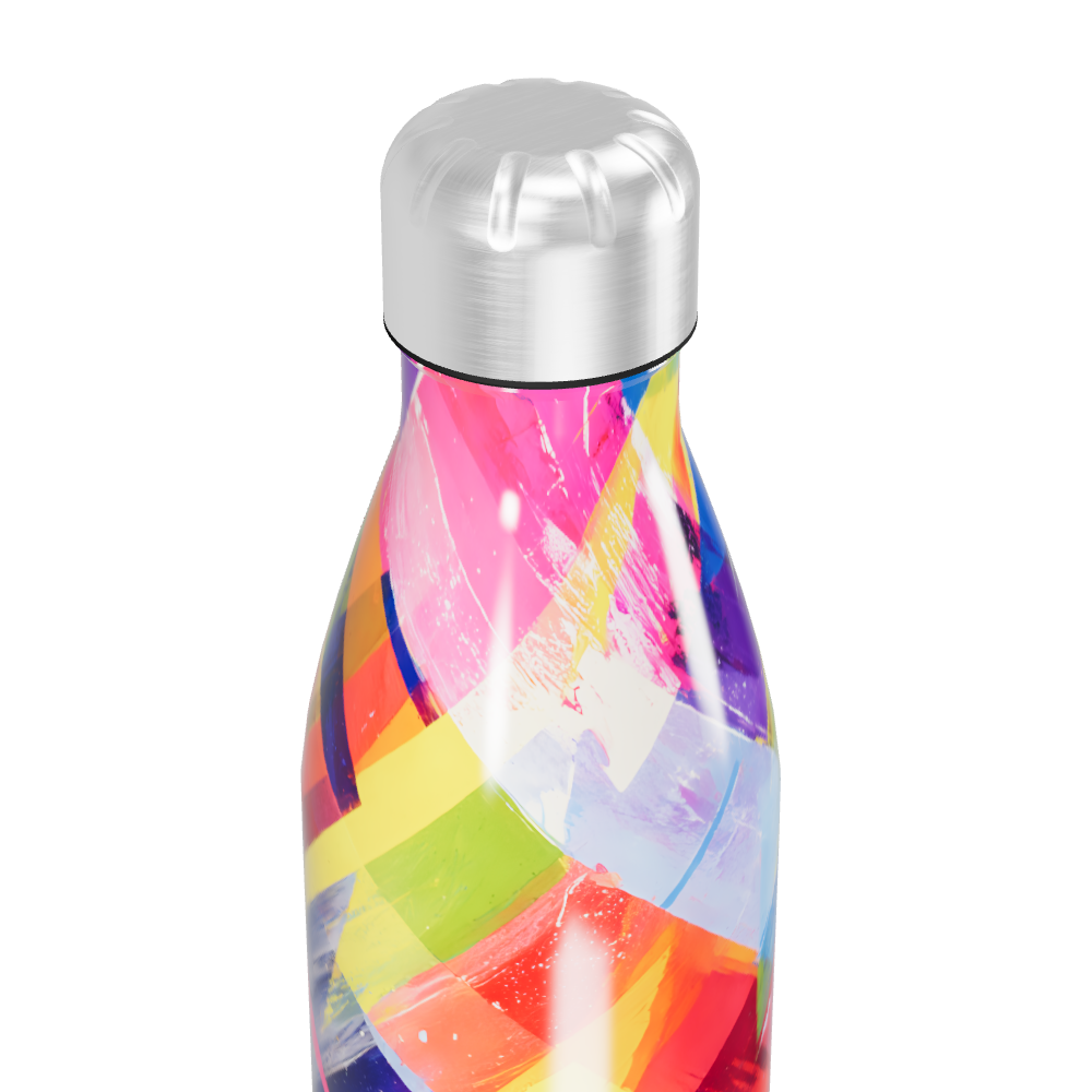 Garrafa Inox - Estampa Colorida