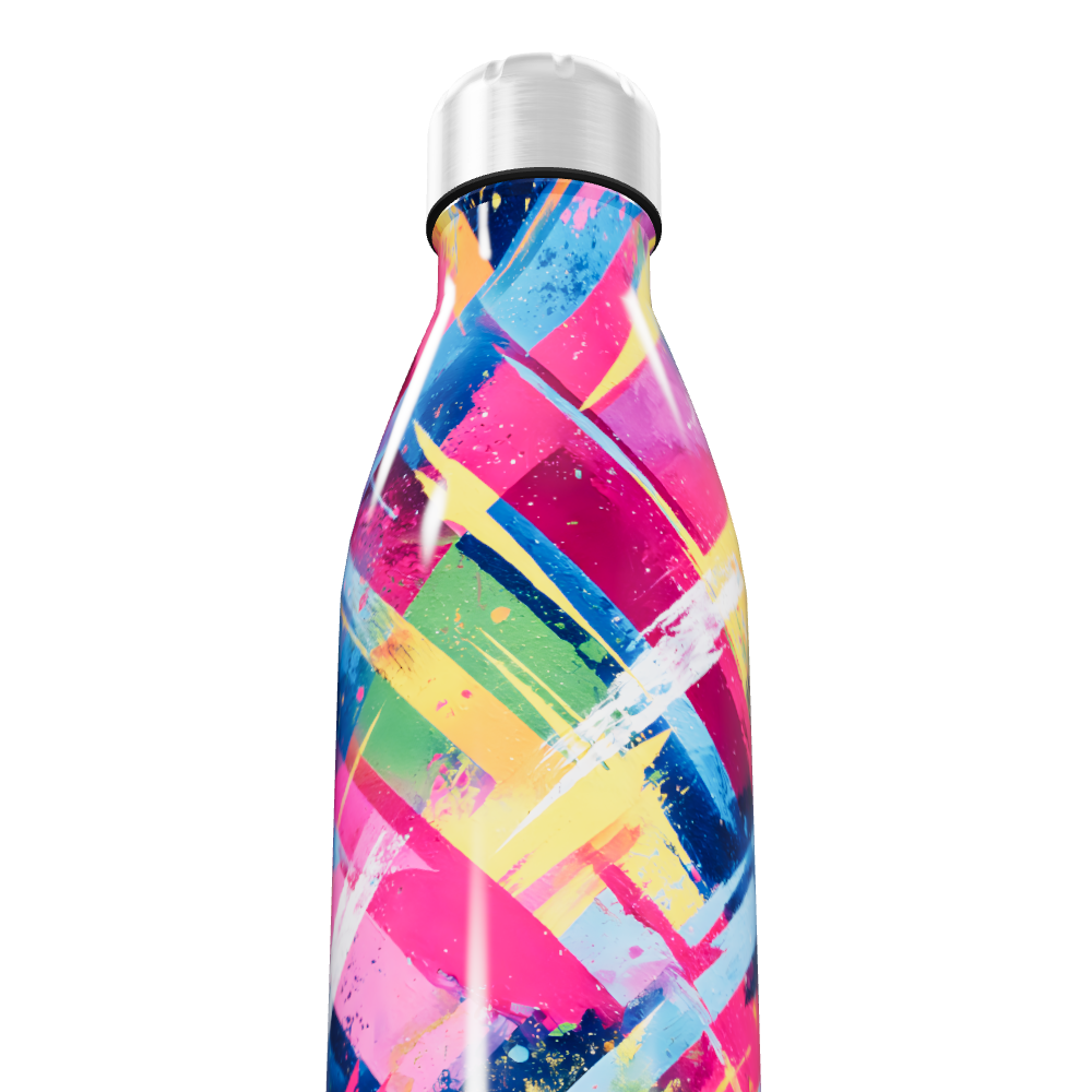 Garrafa Inox - Colorida Estampada