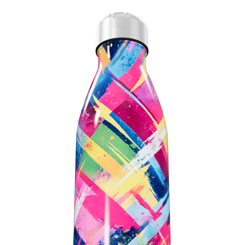 Garrafa Inox - Colorida Estampada