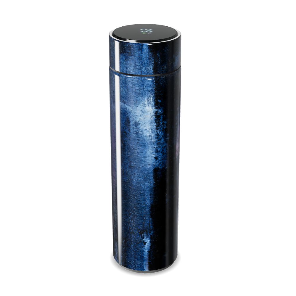 Garrafa Térmica Touch - Azul Metálico Display LED