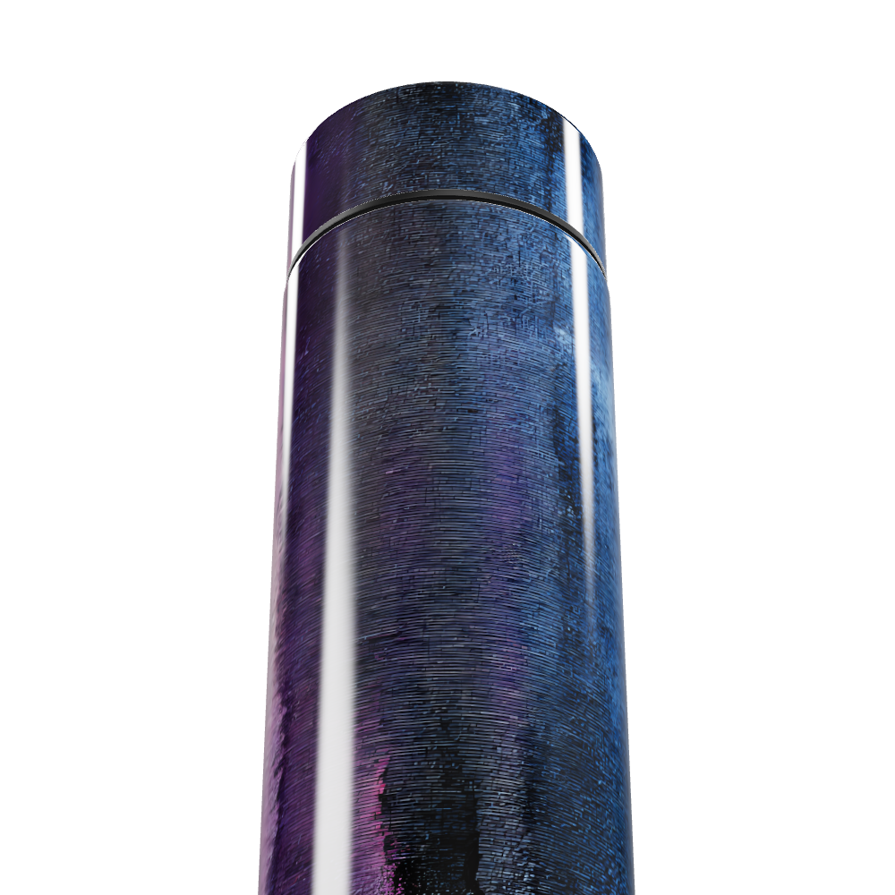 Garrafa Térmica Touch - Azul Metálico Display LED