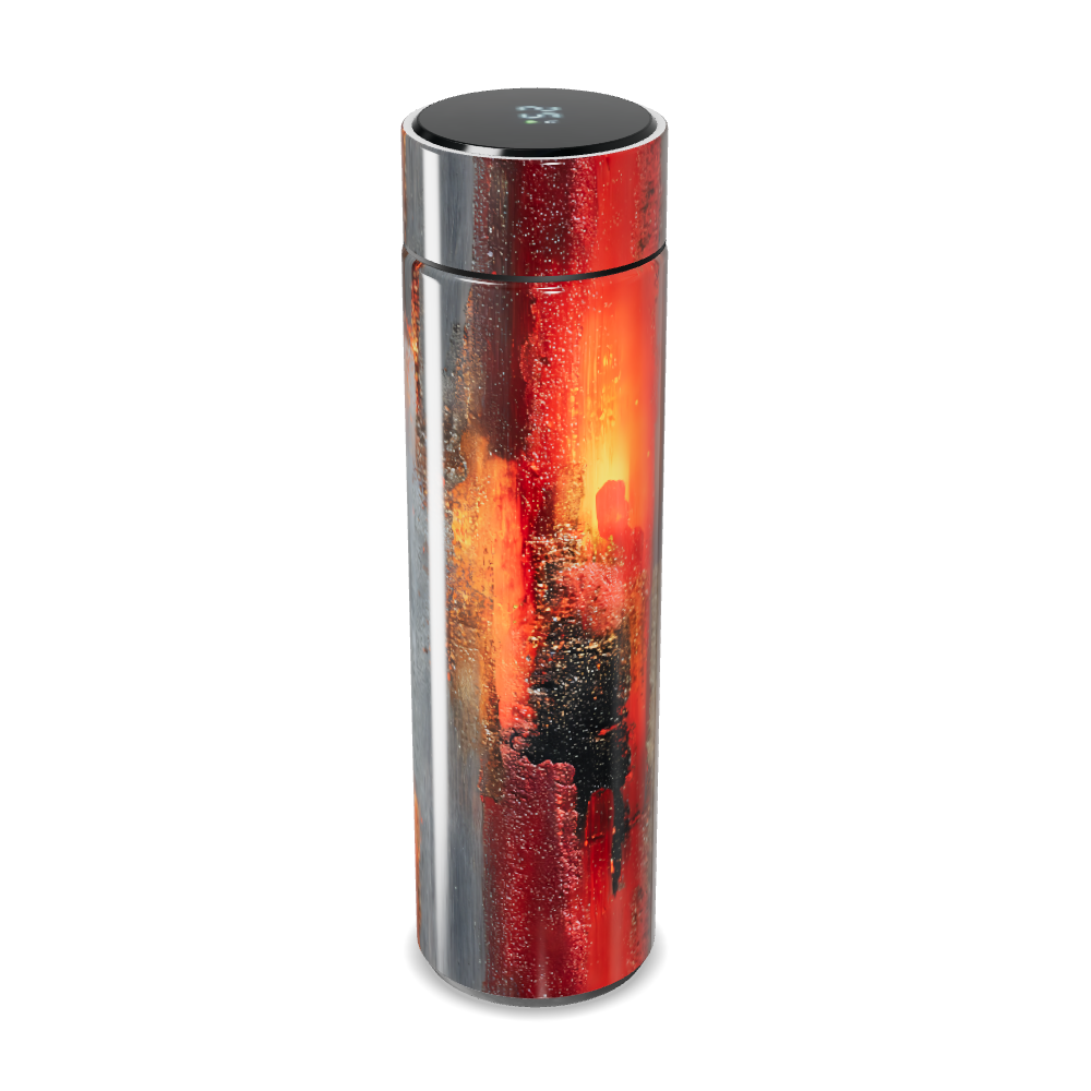 Garrafa Térmica Touch - Aço Inox Estampa Metalizada