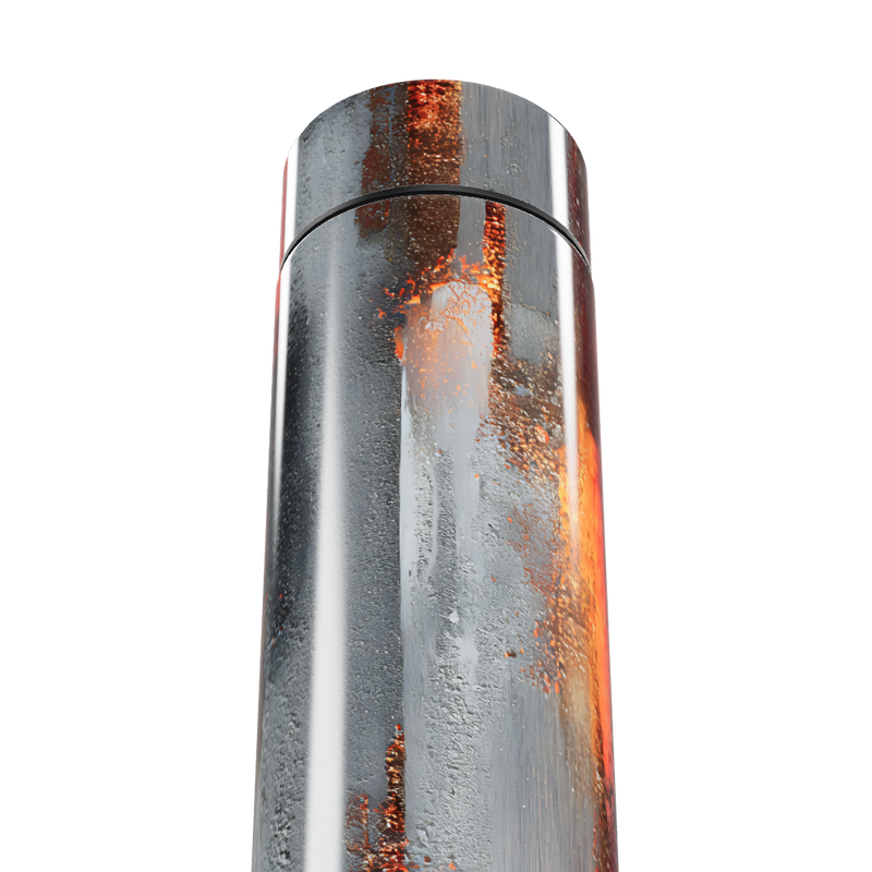 Garrafa Térmica Touch - Aço Inox Estampa Metalizada