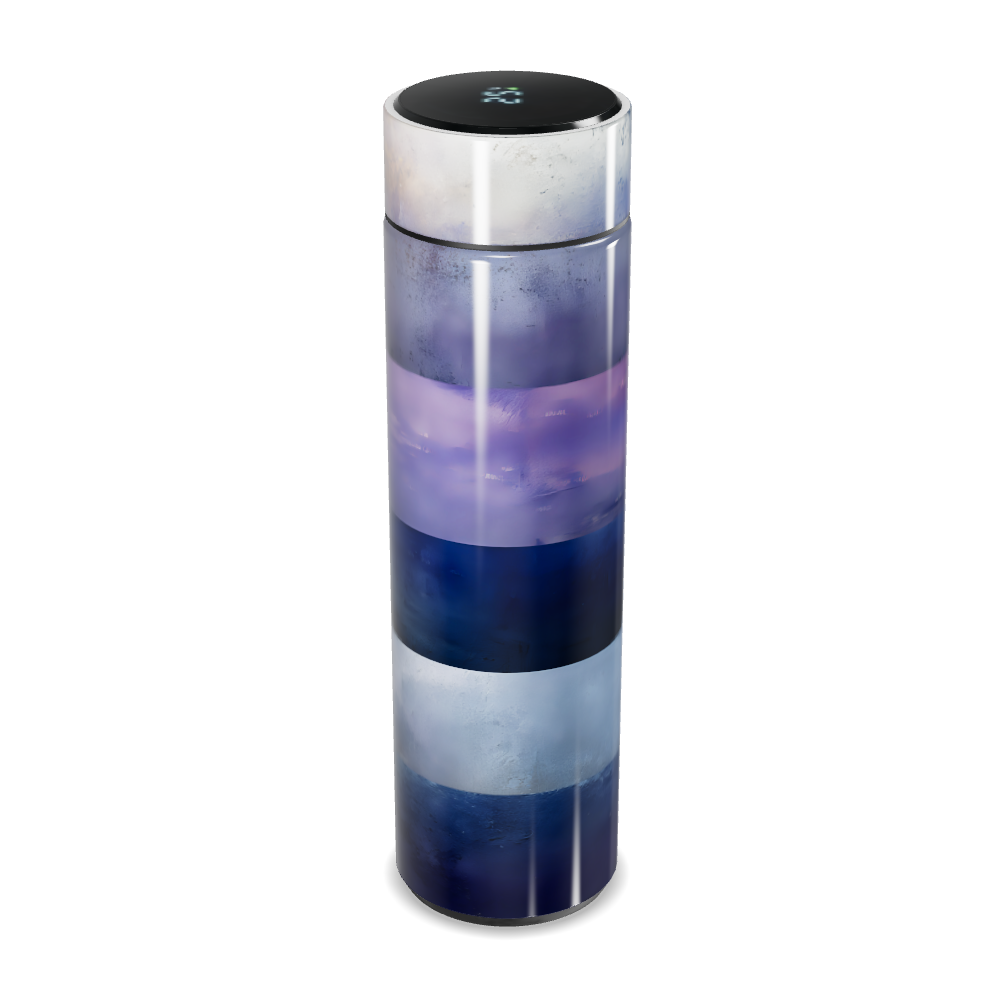 Garrafa Térmica Touch Azul Roxo Inox