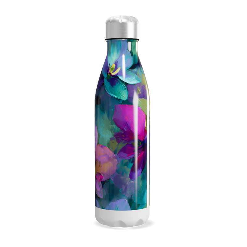 Garrafa Inox - Estampa Floral Colorida