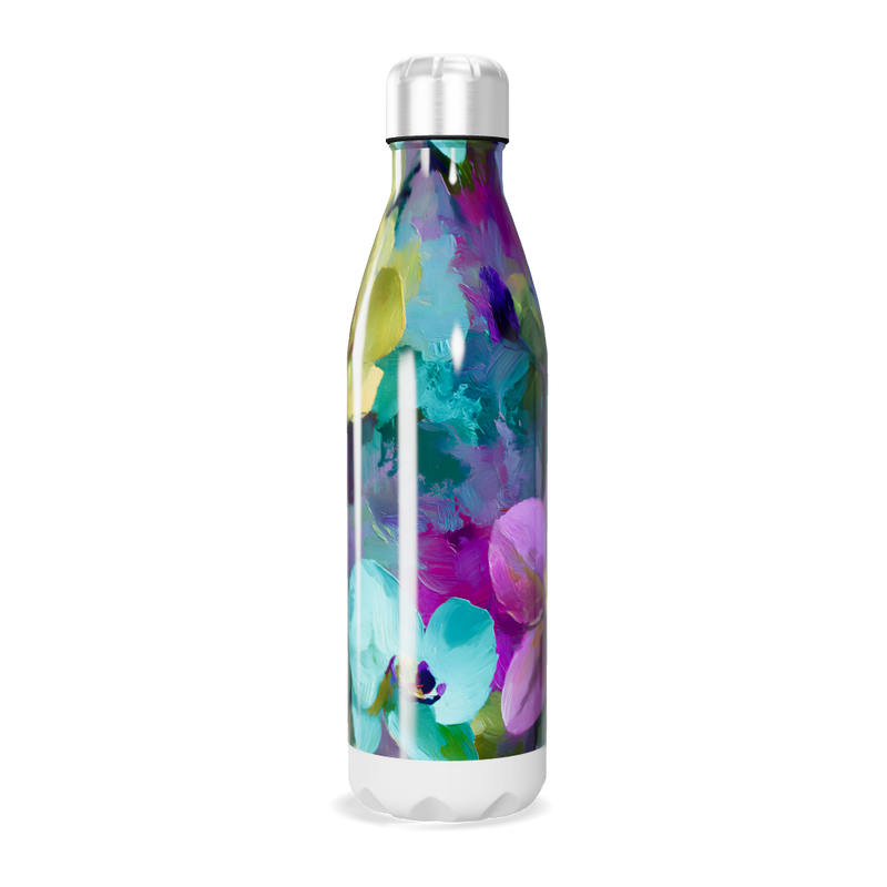Garrafa Inox - Estampa Floral Colorida