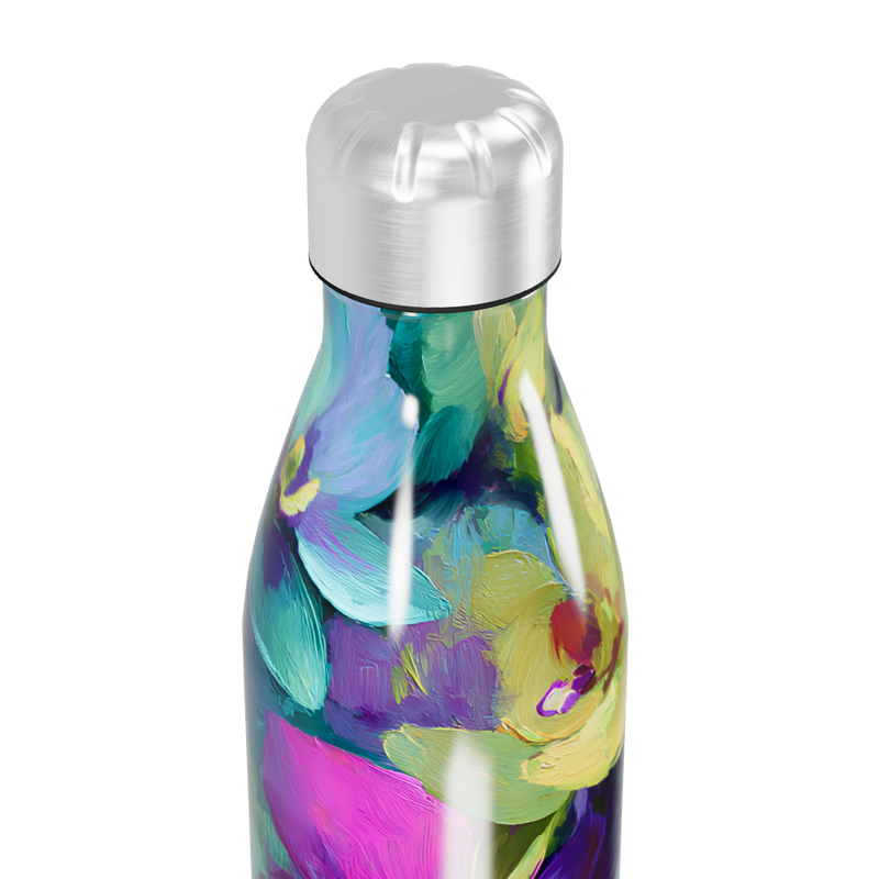 Garrafa Inox - Estampa Floral Colorida