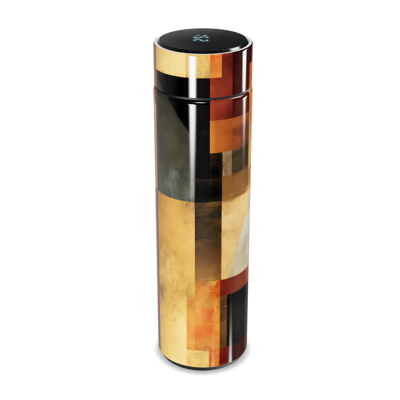 Garrafa Térmica Touch - Estampa Geométrica Colorida