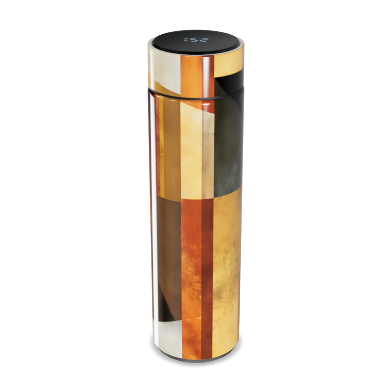 Garrafa Térmica Touch - Estampa Geométrica Colorida