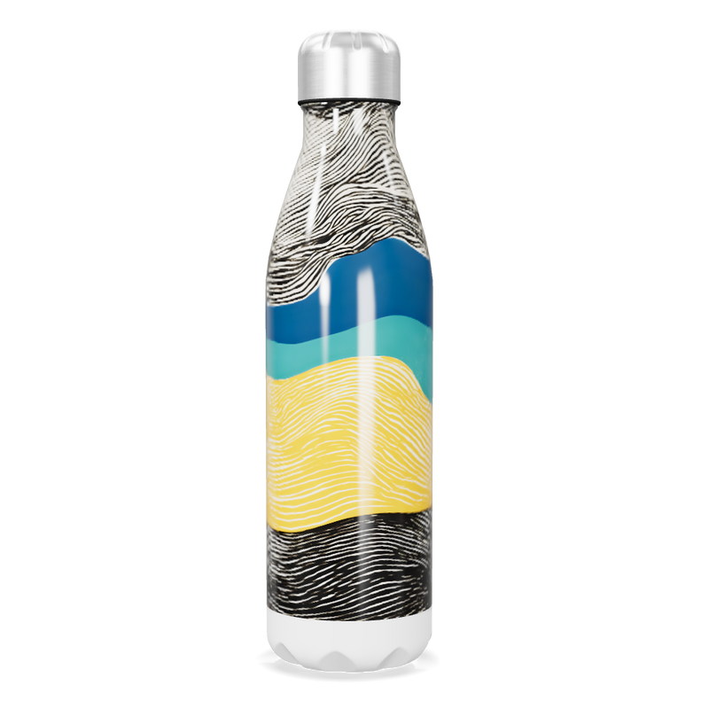 Garrafa Inox Estampada Colorida