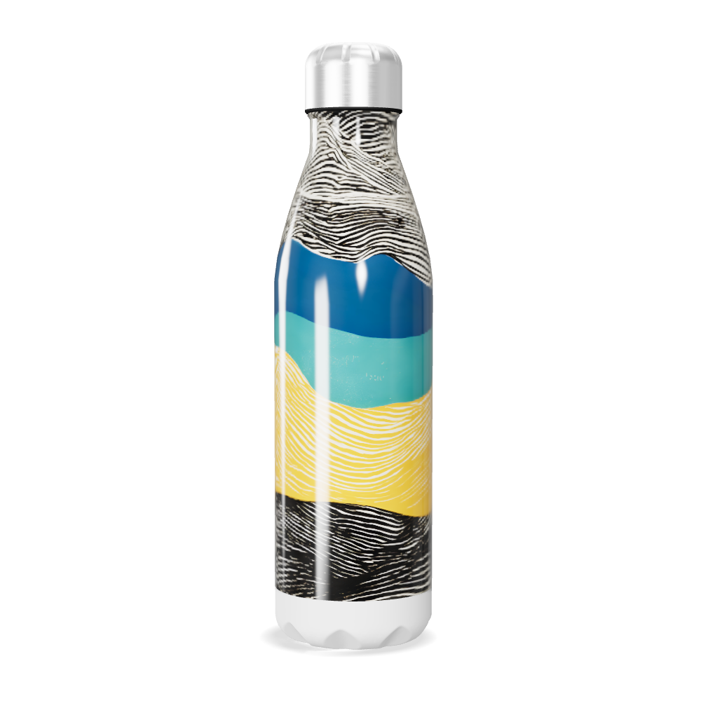 Garrafa Inox Estampada Colorida