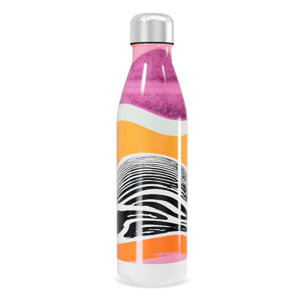 Garrafa Inox Estampada Colorida 500ml