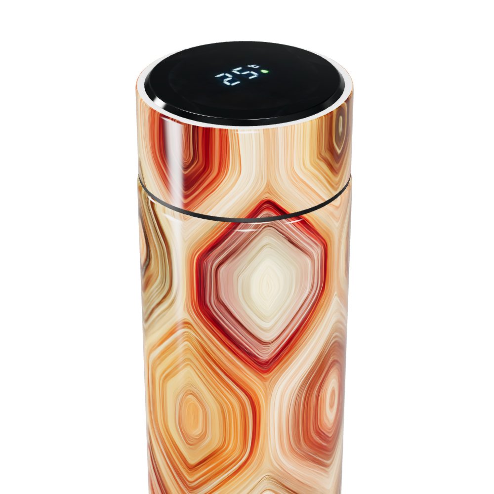 Garrafa Térmica Touch - Estampa Geométrica