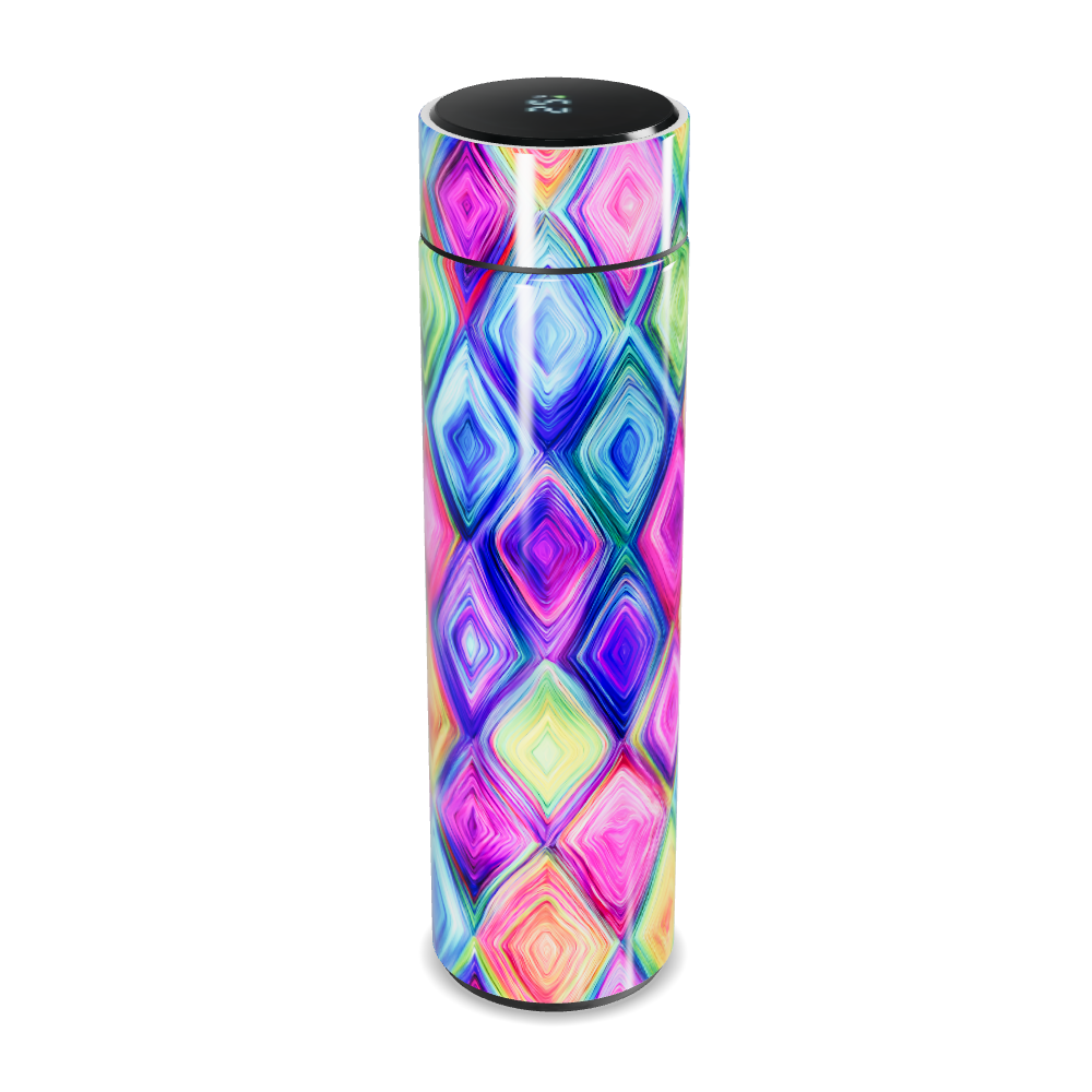 Garrafa Térmica Touch - Colorida Geométrica