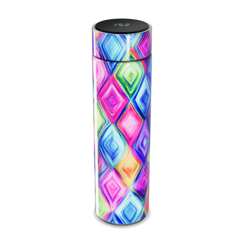 Garrafa Térmica Touch - Colorida Geométrica