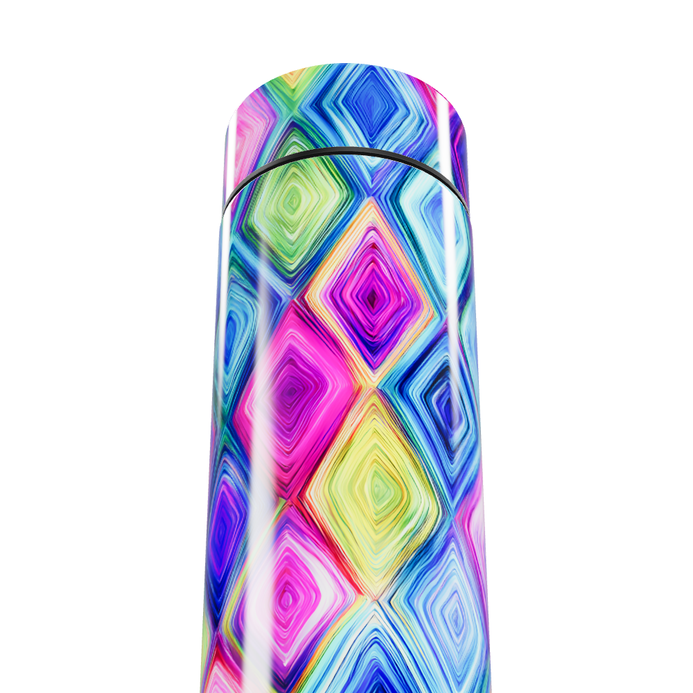 Garrafa Térmica Touch - Colorida Geométrica