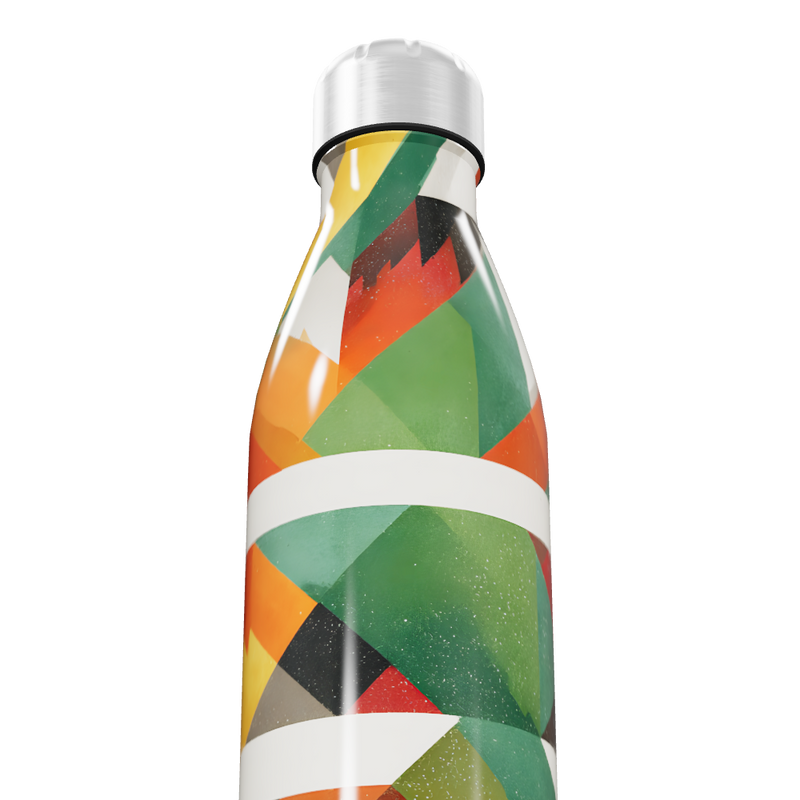 Garrafa Inox - Colorida Geométrica 750ml