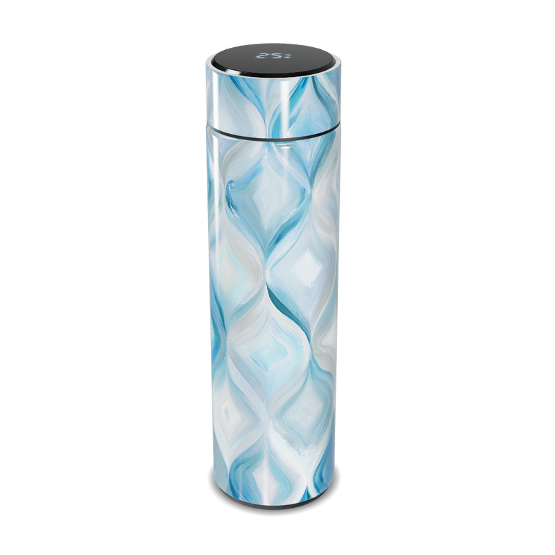 Garrafa Térmica Touch - Azul Mármore Digital