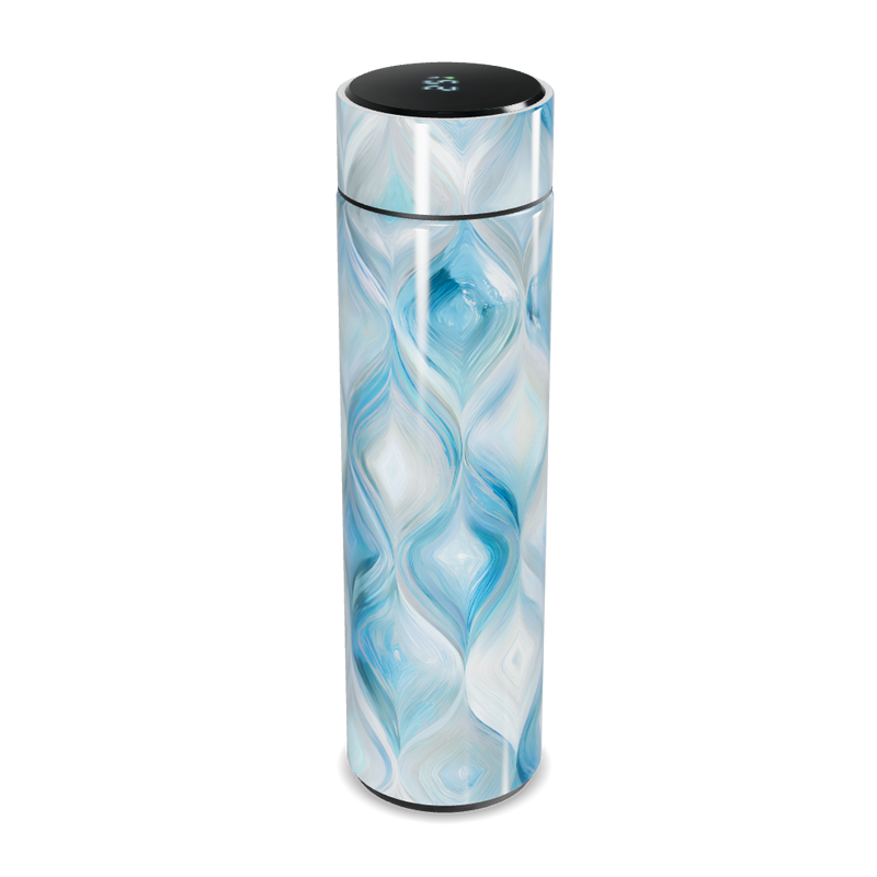 Garrafa Térmica Touch - Azul Mármore Digital