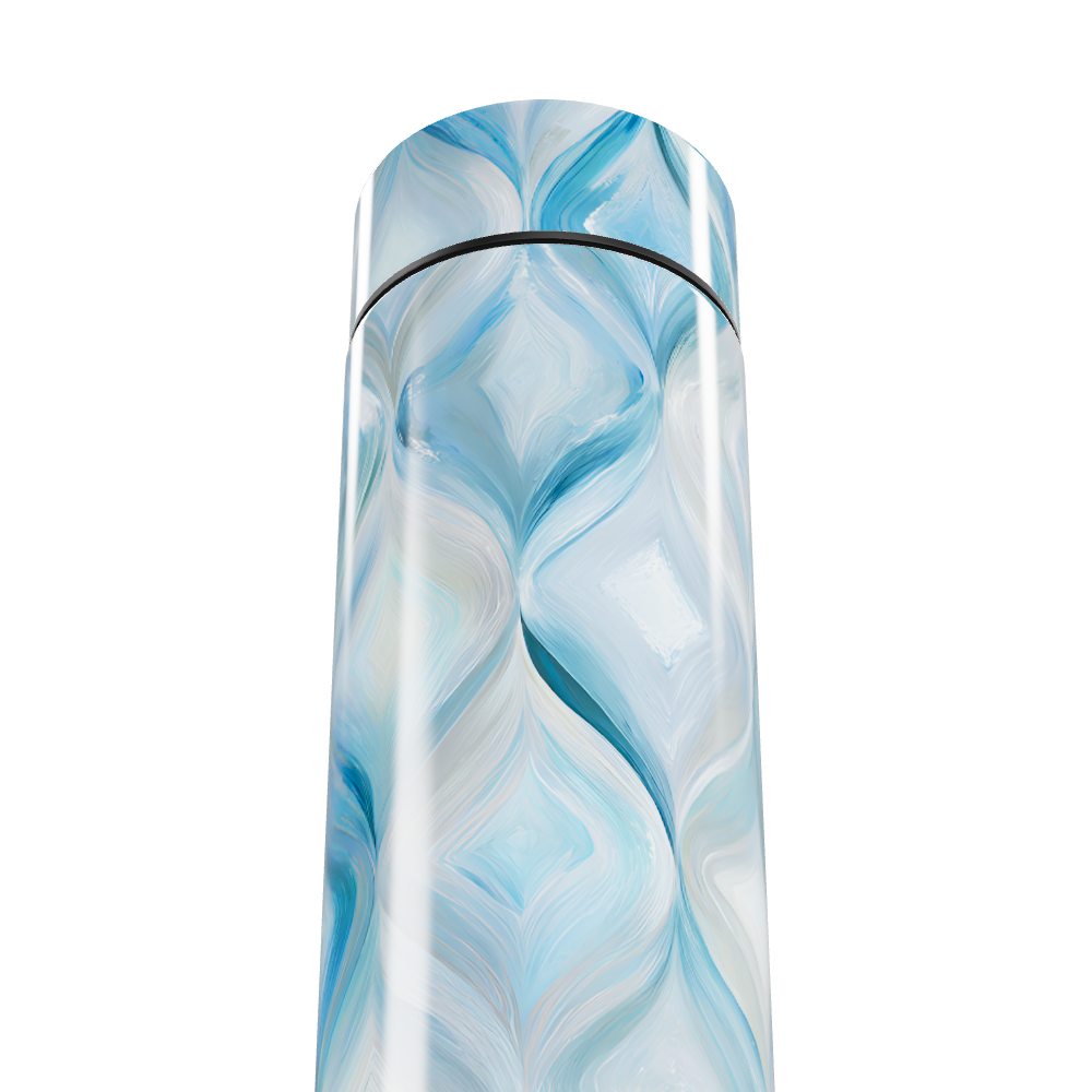 Garrafa Térmica Touch - Azul Mármore Digital