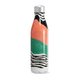 Garrafa Inox Colorida Listras Zebrada