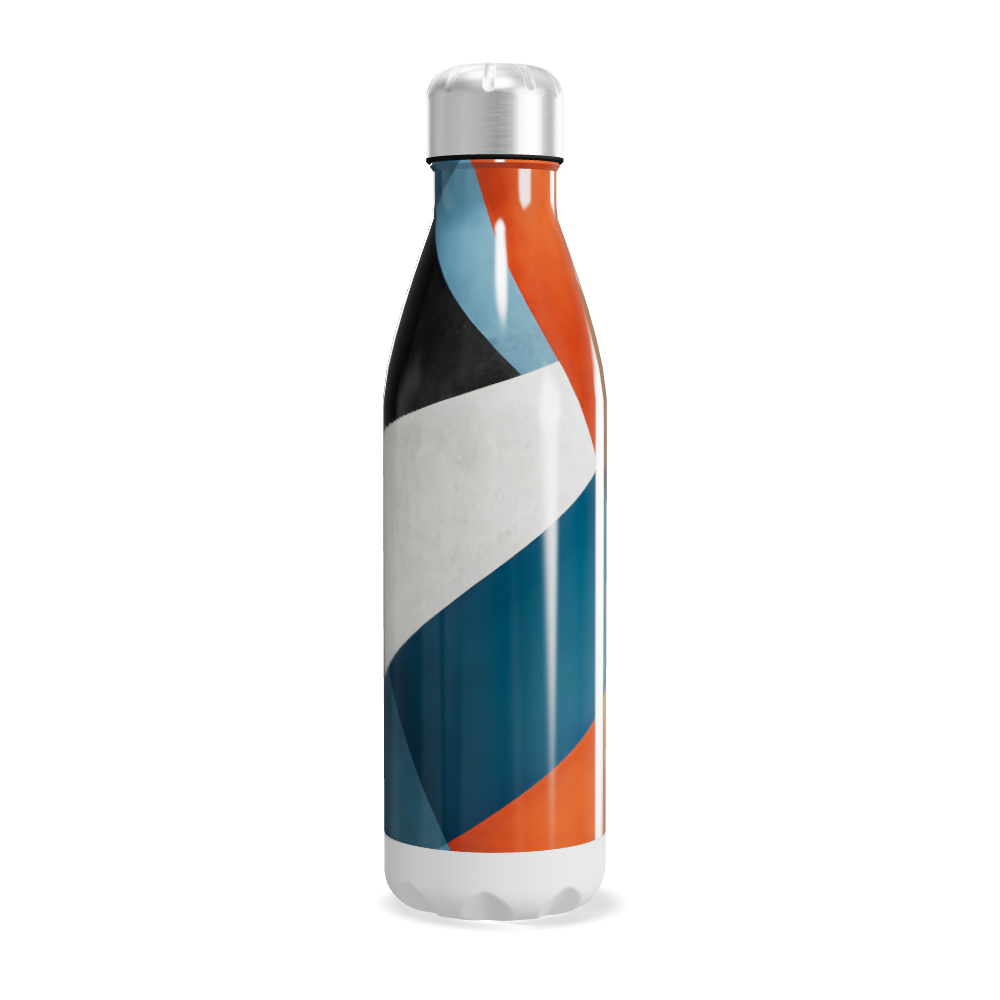 Garrafa Inox - Colorida com Estampa Geométrica