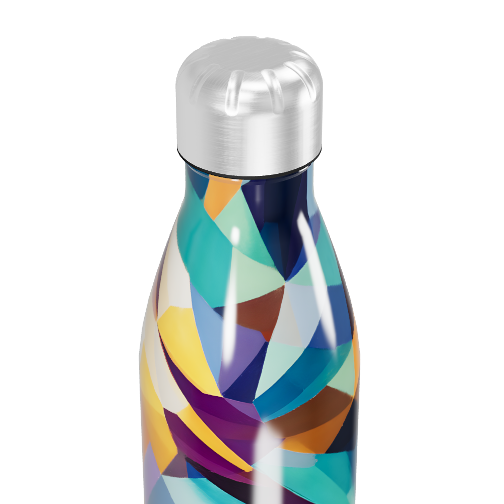Garrafa Inox Estampada Multicolorida