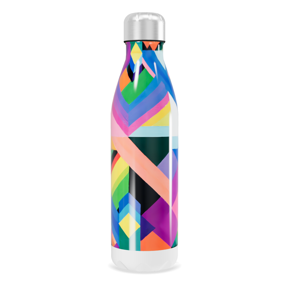 Garrafa Inox - Estampada Multicolorida