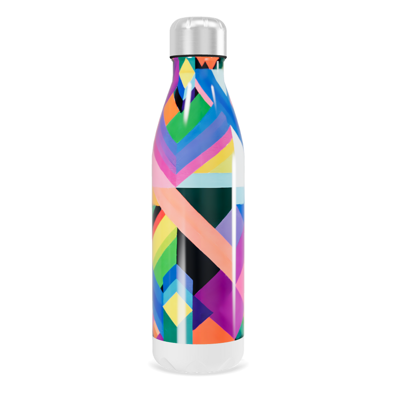 Garrafa Inox - Estampada Multicolorida