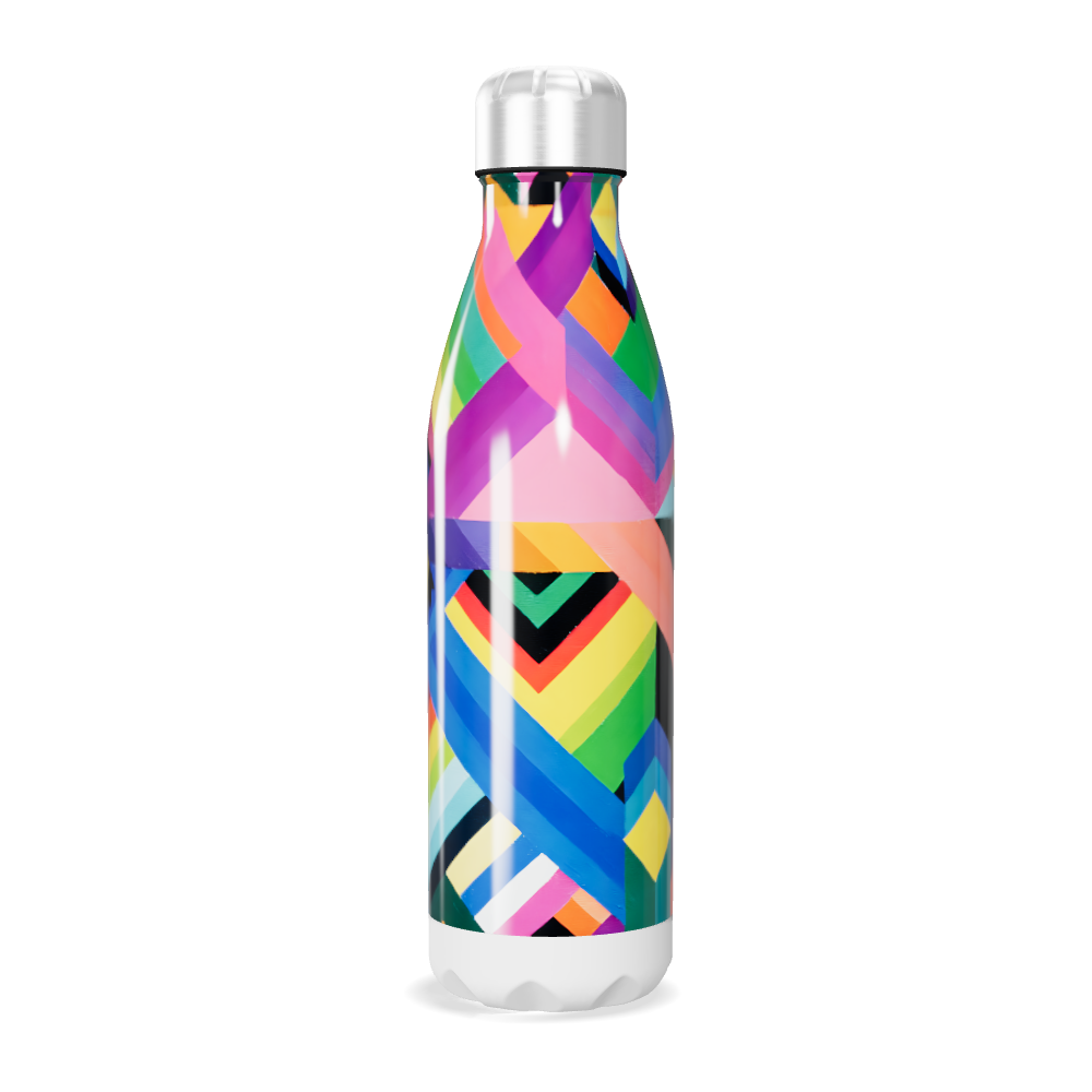 Garrafa Inox - Estampada Multicolorida