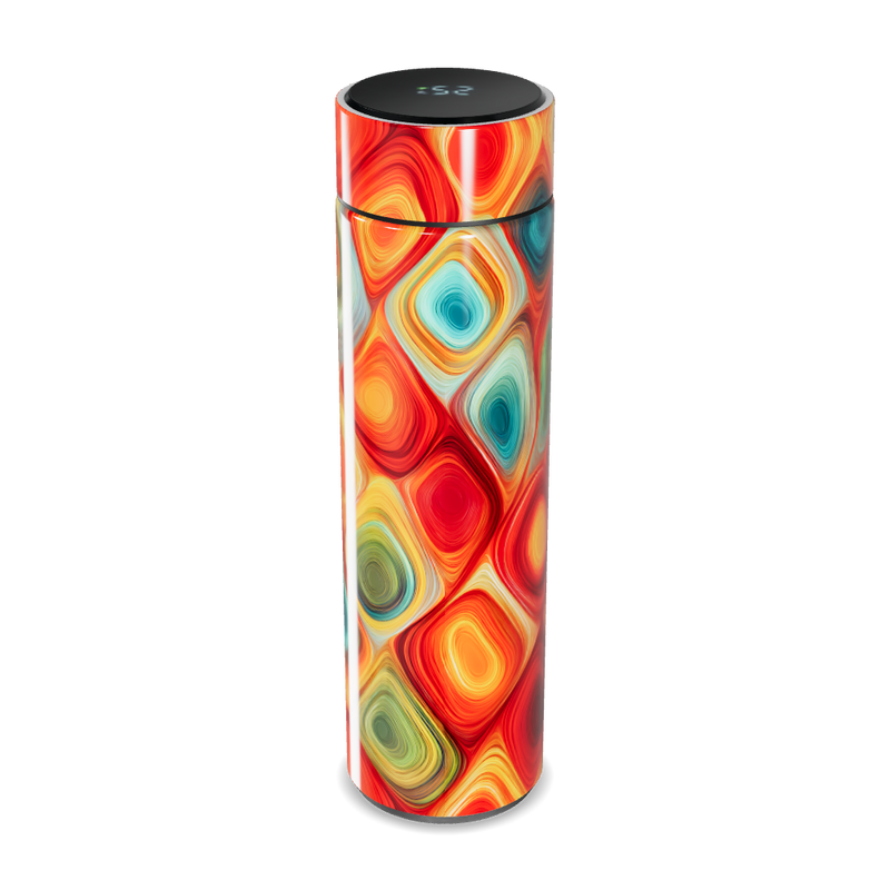 Garrafa Térmica Touch - Estampa Colorida Moderna