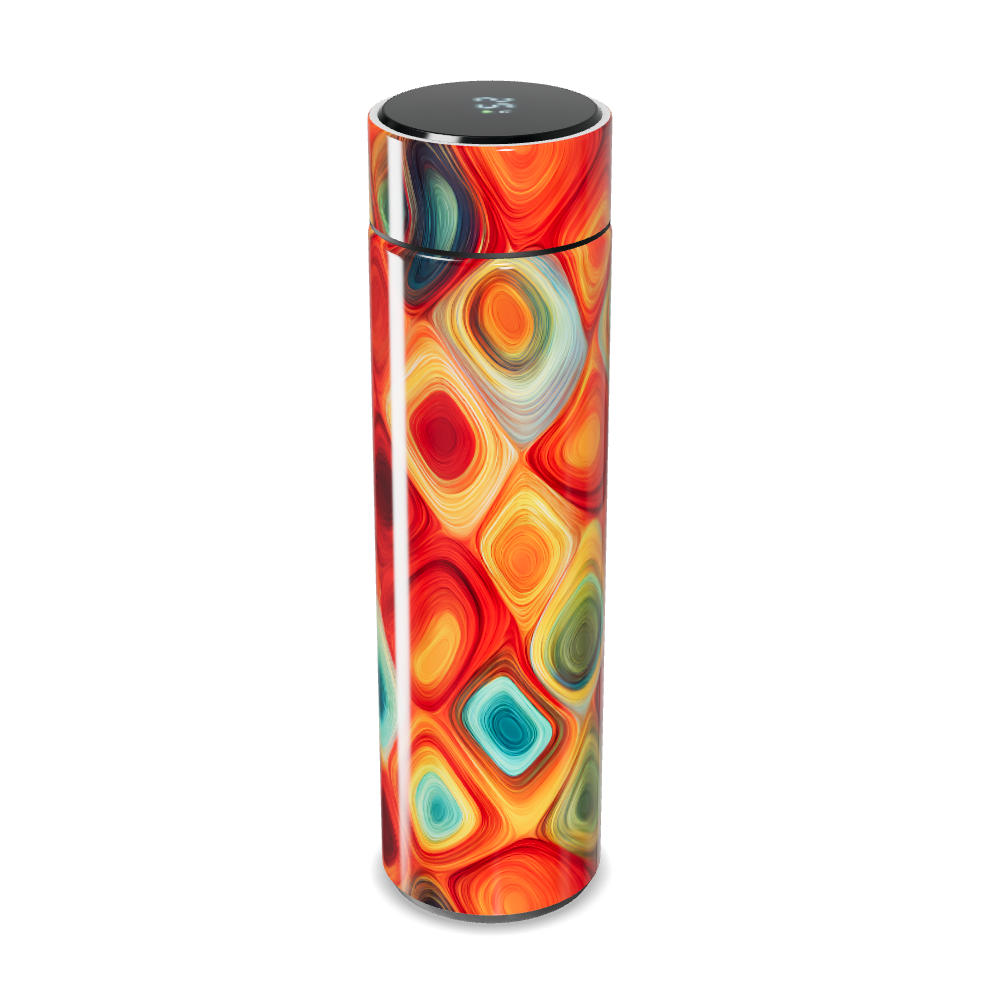 Garrafa Térmica Touch - Estampa Colorida Moderna