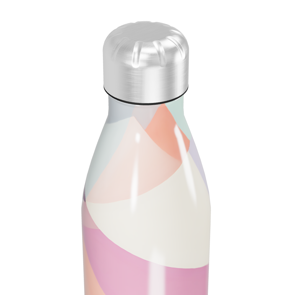 Garrafa Inox - Estampada com Cores Pastel