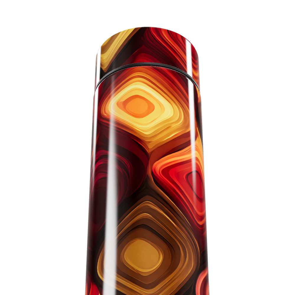 Garrafa Térmica Touch - Estampa Colorida Abstrata