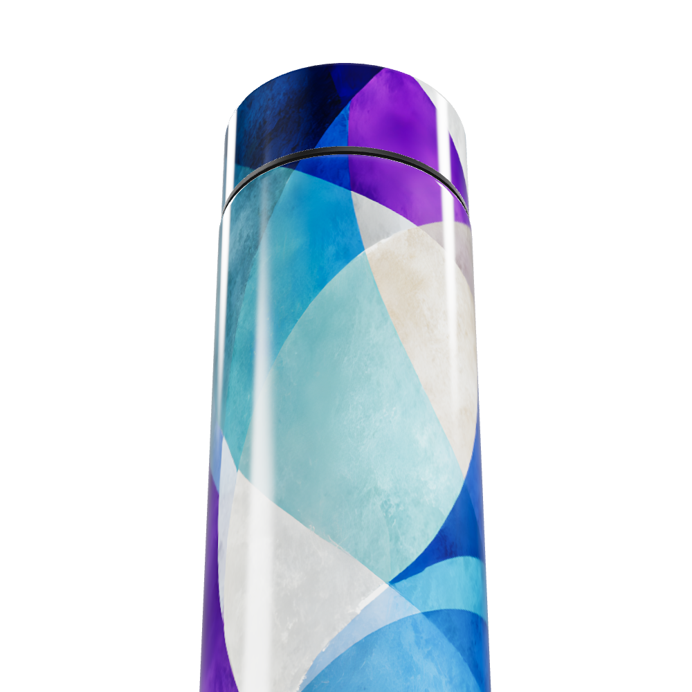 Garrafa Térmica Touch - Design Geométrico Colorido