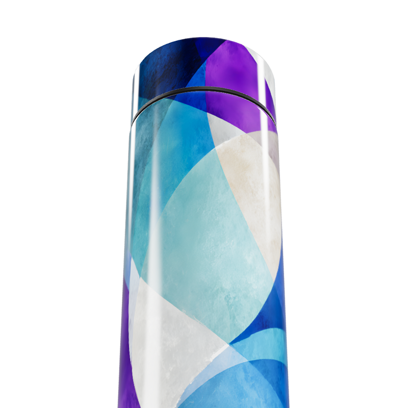 Garrafa Térmica Touch - Design Geométrico Colorido