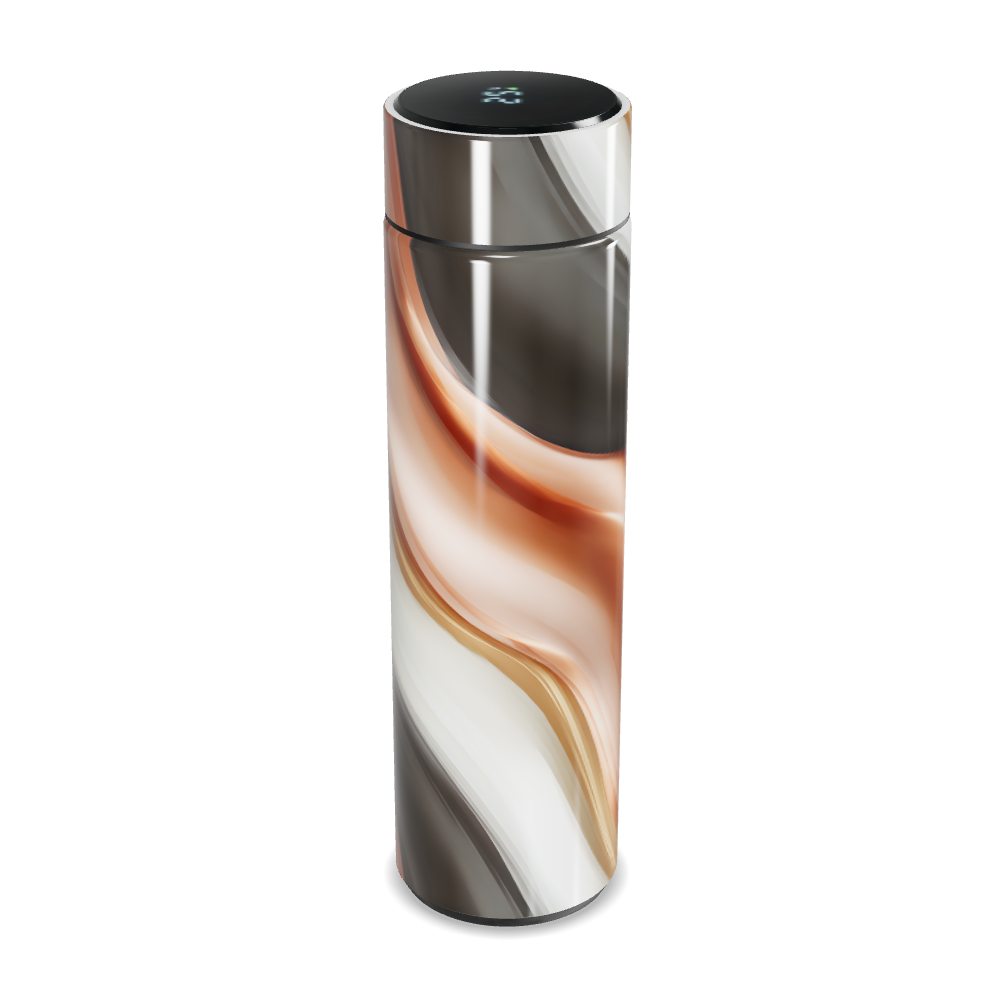 Garrafa Térmica Touch - Design Mármore Colorido