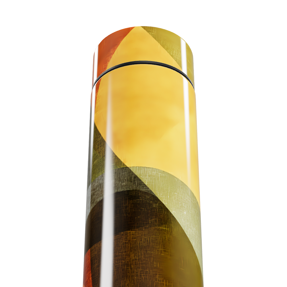 Garrafa Térmica Touch - Estampa Geométrica Colorida