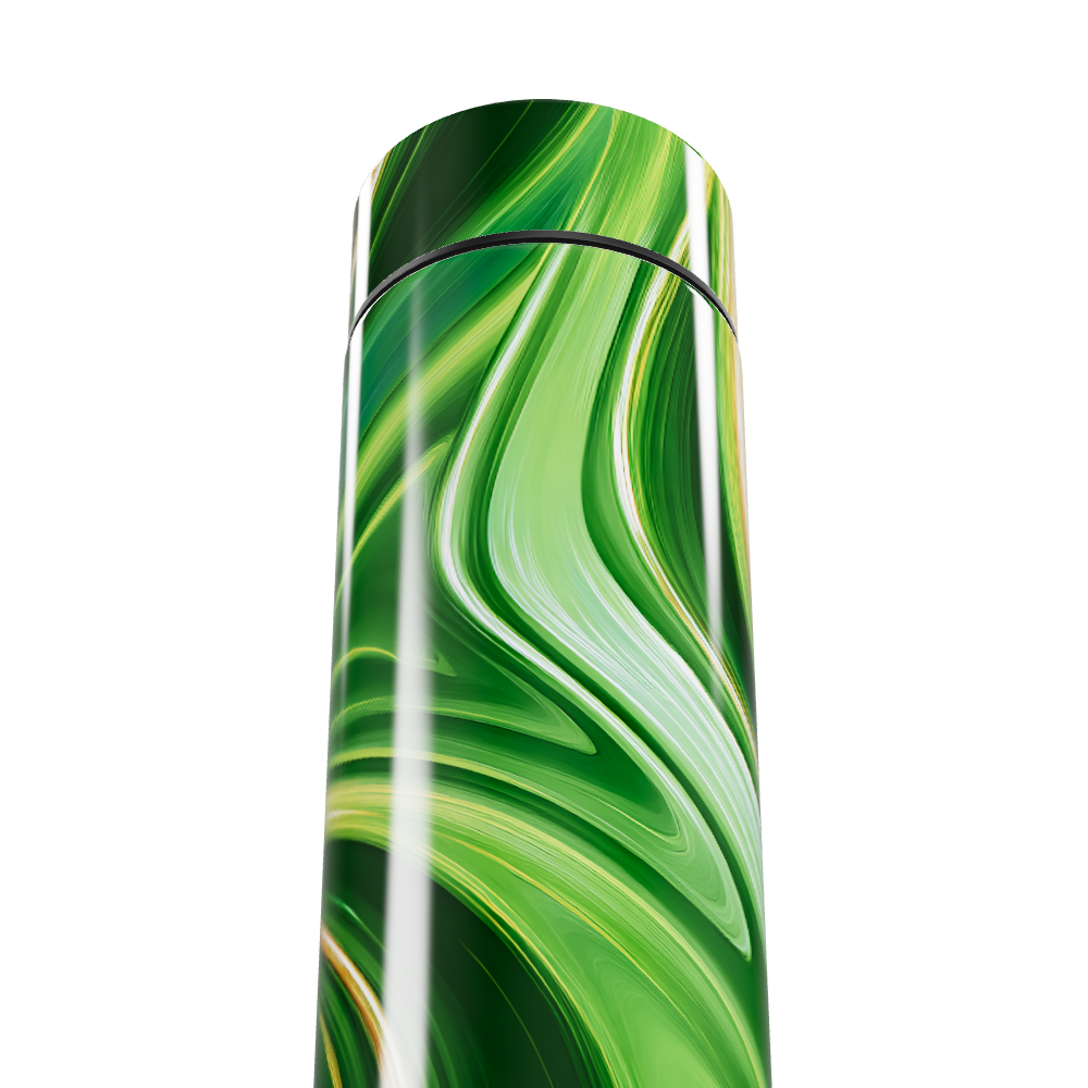 Garrafa Térmica Touch Verde Marmorizada